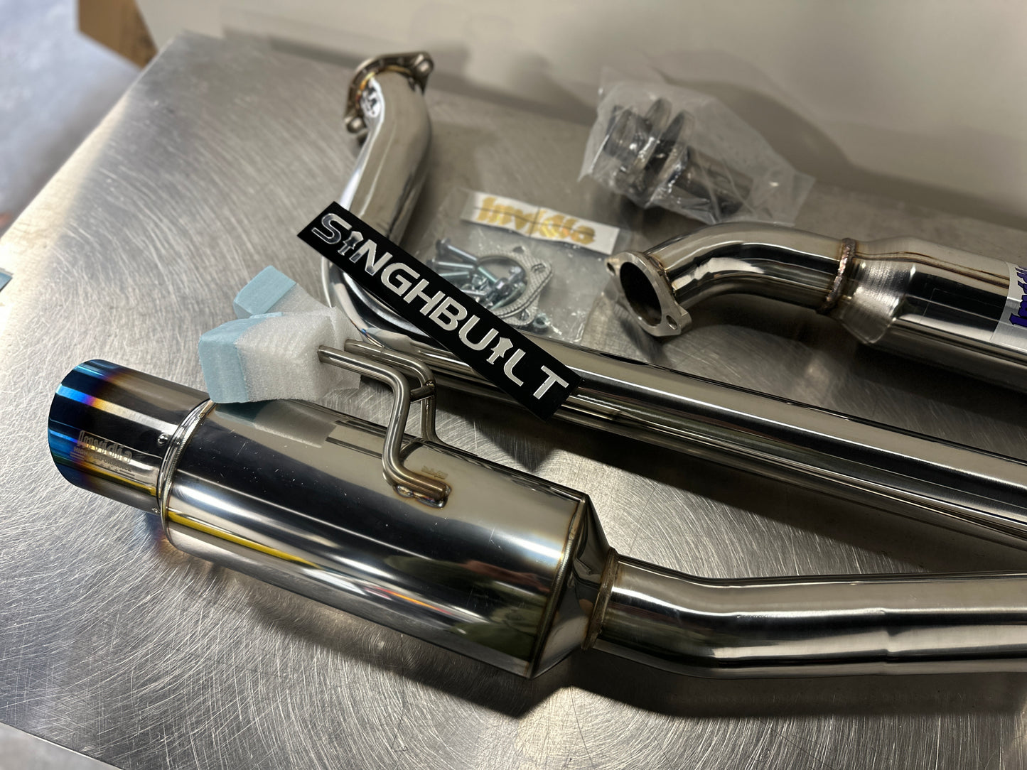 Invidia 06-11 Honda Civic Si Sedan N1 70mm Cat-Back Exhaust w/ Titanium Tip